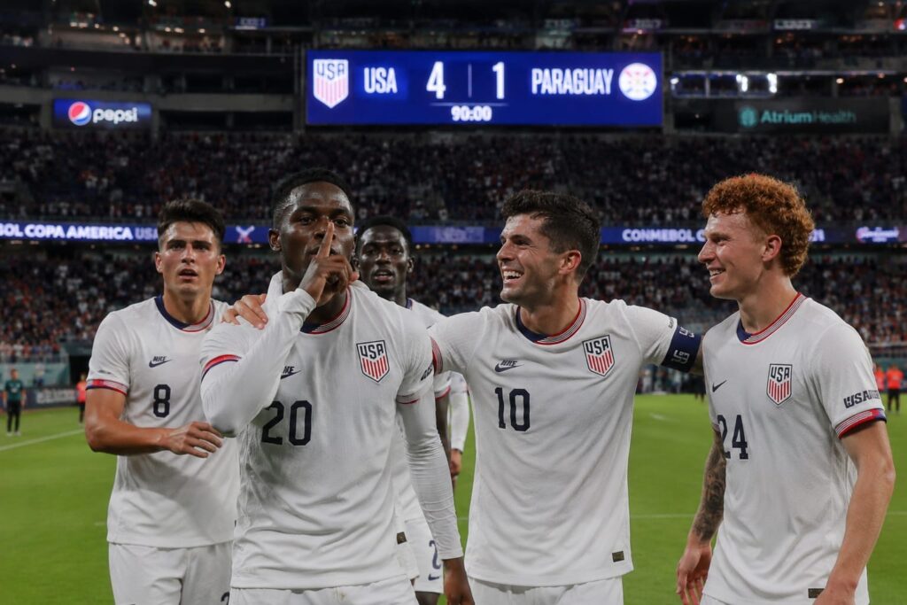 USA Soccer Makes Strong World Cup Statement with 4-1 Win Over Paraguay